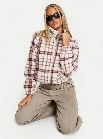 Princess Polly Vannessa Collared Jacket In Pink