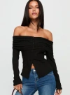 Princess Polly Victorea Off Shoulder Top