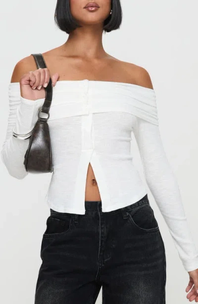 Princess Polly Victorea Off The Shoulder Top