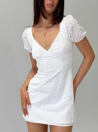 Princess Polly Viella Broiderie Mini Dress