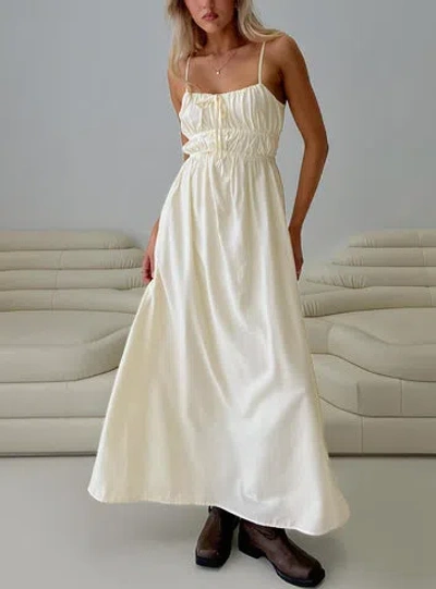 Princess Polly Violeta Tiered Maxi Dress In White