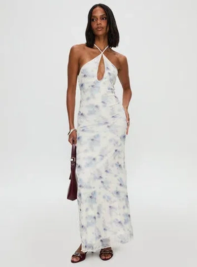 Princess Polly Walk On Water Halter Maxi Dress In White