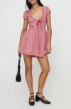 Princess Polly Wescott Gingham Romper In Pink