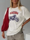 Princess Polly West Coast Style Oversized Top In White
