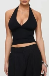 Princess Polly Whimsy Halter Top In Black