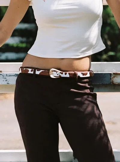 Princess Polly Wild Wild West Faux Suede Belt