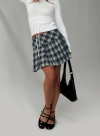 Princess Polly Winn-dixie Pleated Mini Skirt In Check
