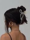 Princess Polly With A Bow Hair Clip In Nude