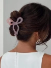 Princess Polly With A Bow Hair Clip In Pink