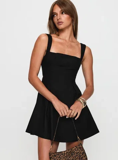 Princess Polly Xanthus Mini Dress Black