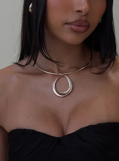 Princess Polly Yes To Heaven Pendant Necklace In Gold