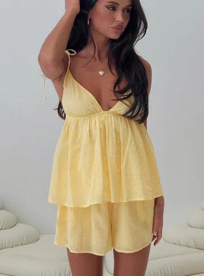 Princess Polly Yes To Heaven Set In Lemon