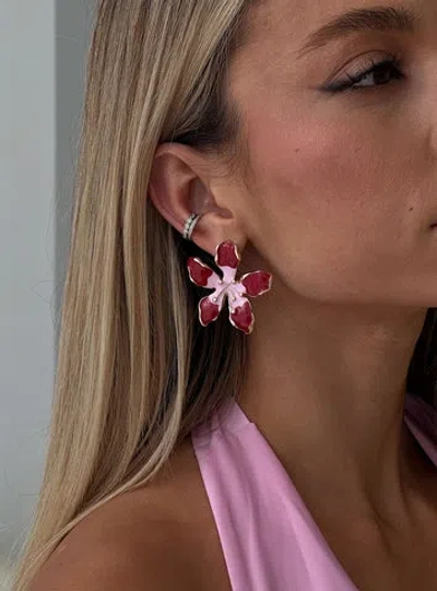 Princess Polly Ysabelle Flower Earrings In Multi