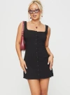 Princess Polly Zamie Mini Dress In Black