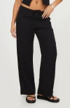 Princess Polly Talanie Knit Pants In Black