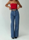 PRINCESS POLLY ZEPHEE WIDE LEG JEANS