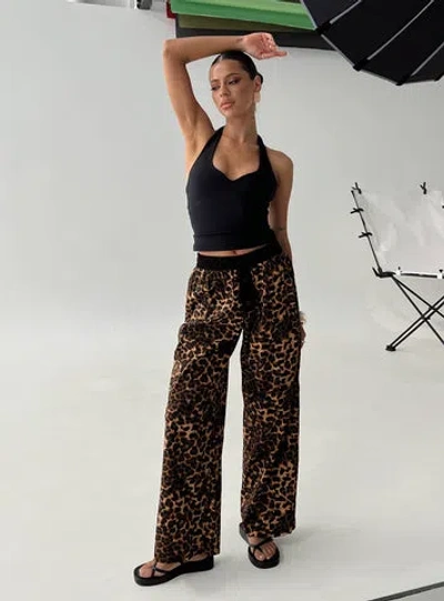 Princess Polly Zephura Boxer Pant In Leopard