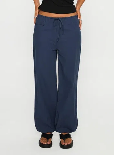 Princess Polly Zodie Low Waist Pants In Blue
