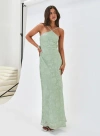 Princess Polly Zoelle Halter Maxi Dress In Sage