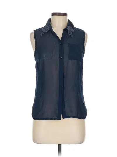 Pre-owned Princess Vera Wang Sleeveless Blouse In Blue