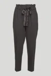 Princesse Lodo Pantalone Baggy Grigio Gamba Stretta In Grigio