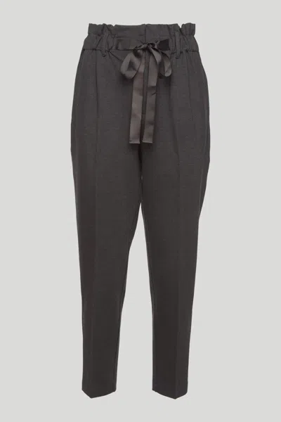 Princesse Lodo Pantalone Baggy Grigio Gamba Stretta