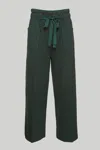 Princesse Lodo Pantalone Baggy Verde Gamba Ampia In Verde