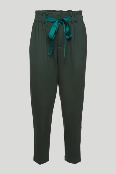 Princesse Lodo Pantalone Baggy Verde Gamba Stretta