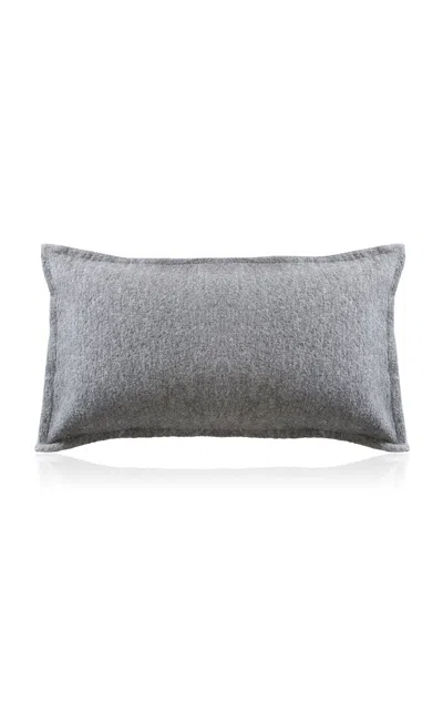 Principal’s Daughter Principal's Daughter - Bouclé King Sham - Light Grey In Gray