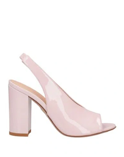 Principe Di Bologna Woman Sandals Light Pink Size 9 Soft Leather