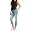 Principle Denim Dreamer Mid Rise Skinny Jean In Indigo Snake In Multi