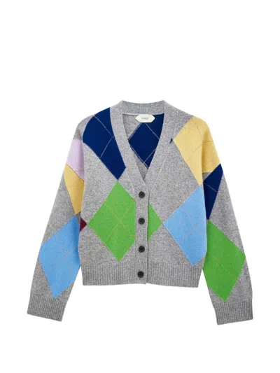 Pringle Of Scotland Argyle-pattern Buttoned Cardigan In Multi