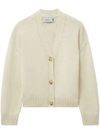 Pringle Of Scotland Cashmere Cardigan In Nude