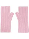 Pringle Of Scotland Cashmere Gloves In Pink