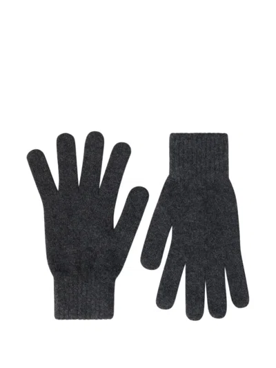 Pringle Of Scotland Classic Cashmere Gloves In Black