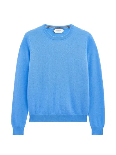 Pringle Of Scotland Crew-neck Cashmere Sweater In Blue