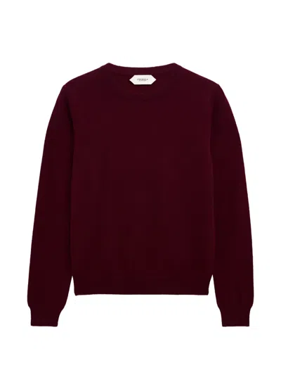 Pringle Of Scotland Crew-neck Cashmere Sweater In Brown