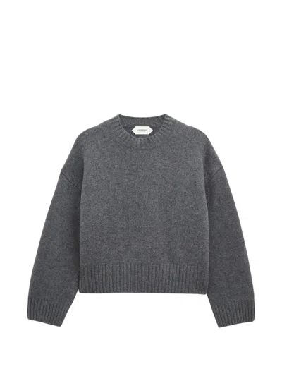 Pringle Of Scotland Crew-neck Cashmere Sweater In Gray
