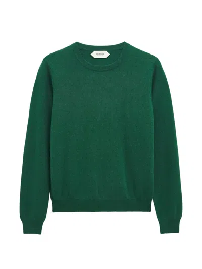 Pringle Of Scotland Crew-neck Cashmere Sweater In Green