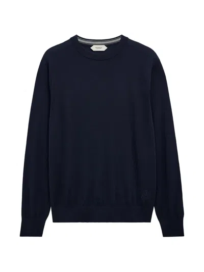Pringle Of Scotland Crew Neck Sweater In Black