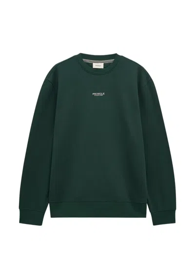 Pringle Of Scotland Crew Neck Sweatshirt In Green