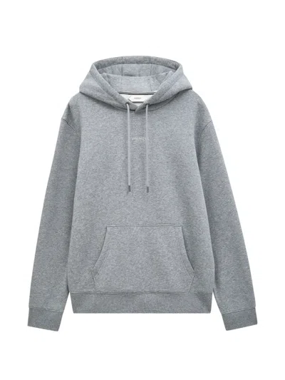 Pringle Of Scotland Hooded Pouch Jumper In Gray
