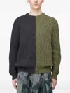 Pringle Of Scotland Rib-knit Sweater In Green