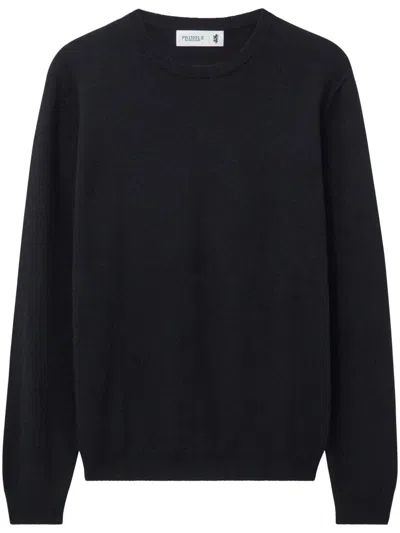 Pringle Of Scotland Round-neck Cashmere Jumper In Black