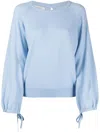 Pringle Of Scotland Kaschmirpullover Mit Rundem Ausschnitt In Blue