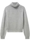 Pringle Of Scotland Turtleneck Cashmere Sweater In Grey