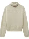 Pringle Of Scotland Turtleneck Cashmere Sweater In Neutrals