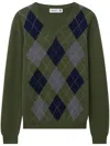 Pringle Of Scotland V-neck Cashmere Jumper In Green