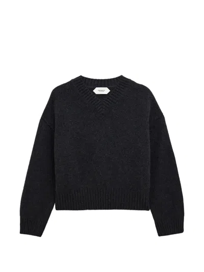 Pringle Of Scotland V-neck Cashmere Sweater In Gray