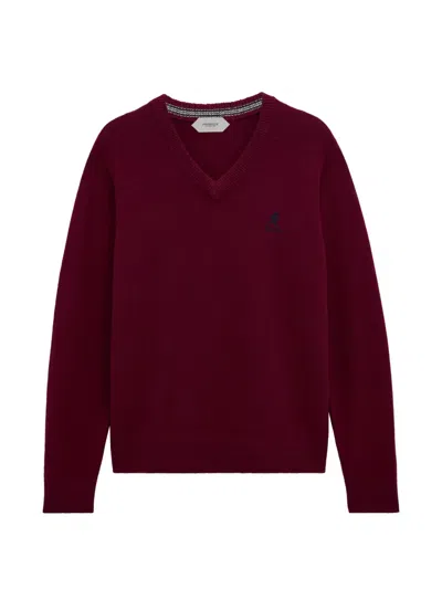 Pringle Of Scotland V-neck Sweater In Red